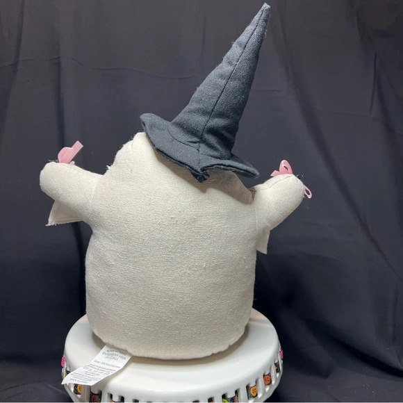 Hallow Home Halloween Weighted Witch Ghost w/ Pastel Pink Bows & BOO Banner - Picture 4 of 12